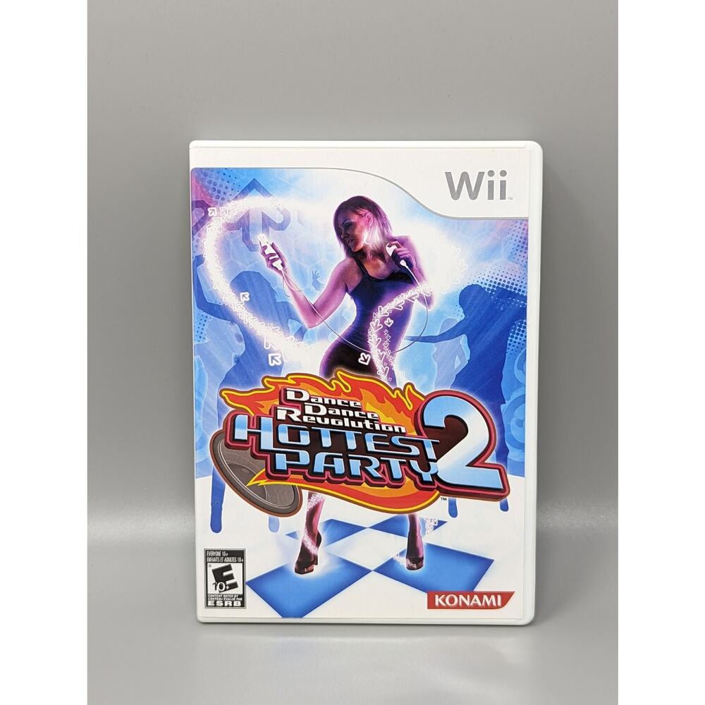 Dance Dance Revolution Hottest Party 2 Nintendo Wii - Complete Manual Tested